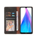 Custodia portafoglio in pelle flip per Xiaomi Redmi Note 8T
