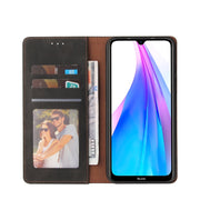 Custodia in pelle flip orizzontale con chiusura a ventosa semplice con supporto e slot per schede e portafoglio, For Xiaomi Redmi Note 8T, For Xiaomi Redmi Note 9 / 10X 4G, For Xiaomi Redmi Note 8, For Xiaomi Redmi Note 8 Pro, For Xiaomi Redmi Note 10 ...