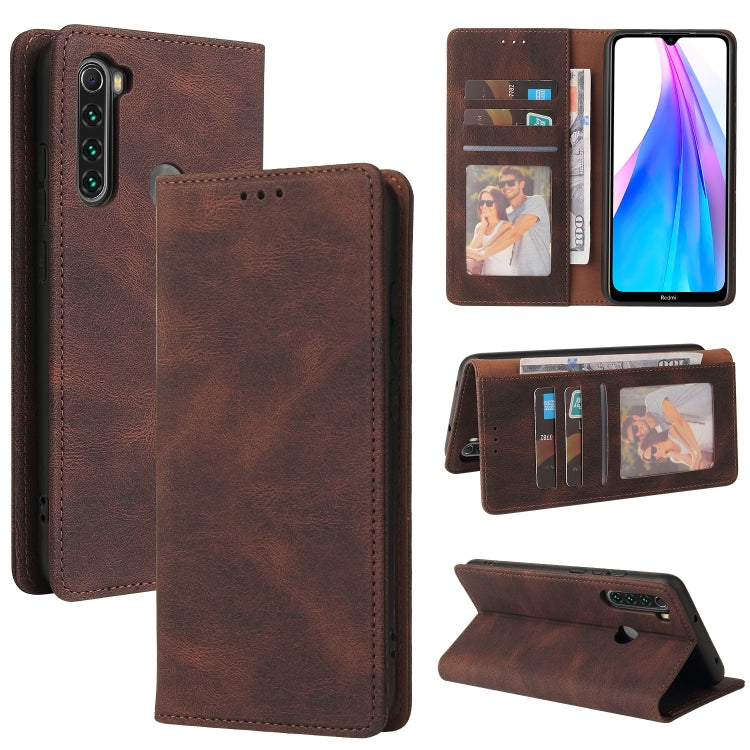 Custodia portafoglio in pelle flip per Xiaomi Redmi Note 8T