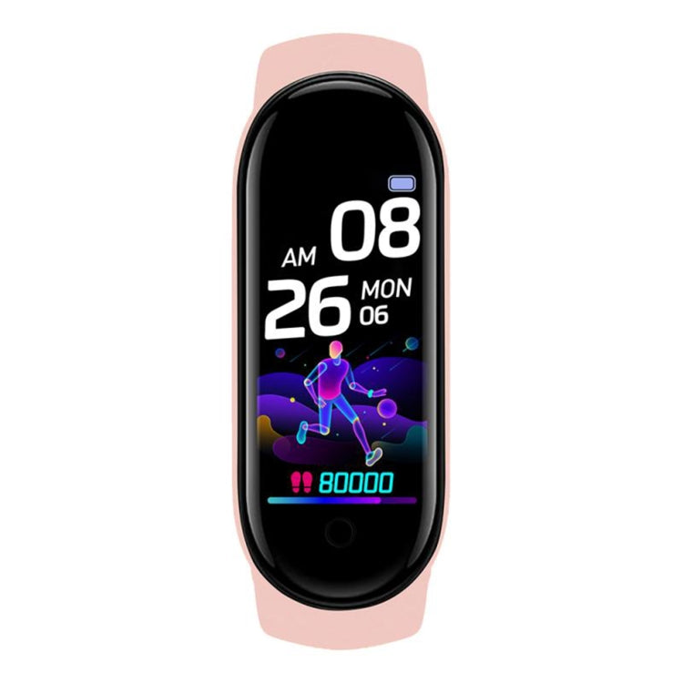 M6 Sports Smart Bracciale, supporto monitoraggio della frequenza cardiaca e monitoraggio della pressione sanguigna e monitoraggio del sonno e promemoria sedentario, Linear Charging, Magnetic Charging