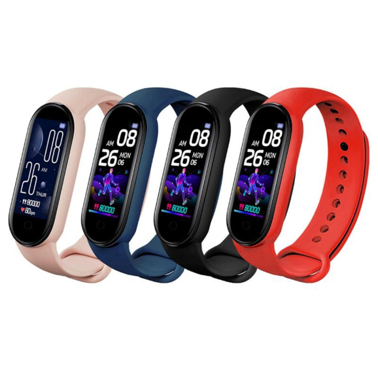 M6 Sports Smart Bracciale, supporto monitoraggio della frequenza cardiaca e monitoraggio della pressione sanguigna e monitoraggio del sonno e promemoria sedentario, Linear Charging, Magnetic Charging
