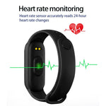 M6 Sports Smart Bracciale, supporto monitoraggio della frequenza cardiaca e monitoraggio della pressione sanguigna e monitoraggio del sonno e promemoria sedentario, Linear Charging, Magnetic Charging