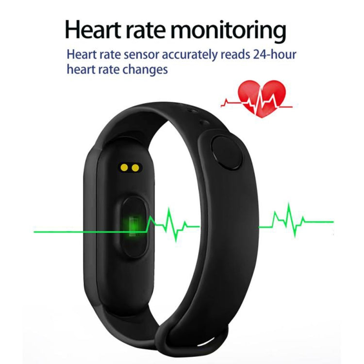M6 Sports Smart Bracciale, supporto monitoraggio della frequenza cardiaca e monitoraggio della pressione sanguigna e monitoraggio del sonno e promemoria sedentario, Linear Charging, Magnetic Charging