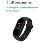 M6 Sports Smart Bracciale, supporto monitoraggio della frequenza cardiaca e monitoraggio della pressione sanguigna e monitoraggio del sonno e promemoria sedentario, Linear Charging, Magnetic Charging