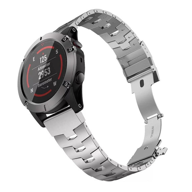 Cinturino di ricambio a sgancio rapido in lega di titanio da 22 mm, For Garmin Fenix 6