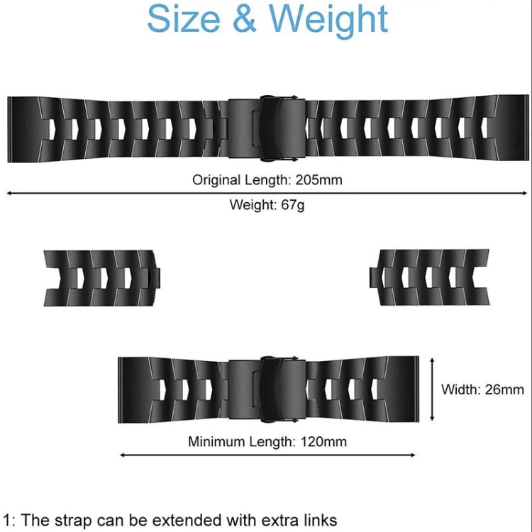 Cinturino di ricambio a sgancio rapido in lega di titanio da 22 mm, For Garmin Fenix 6