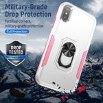 Pioneer Armor Heavy Duty PC + custodia antiurto in TPU con supporto, For iPhone XS Max