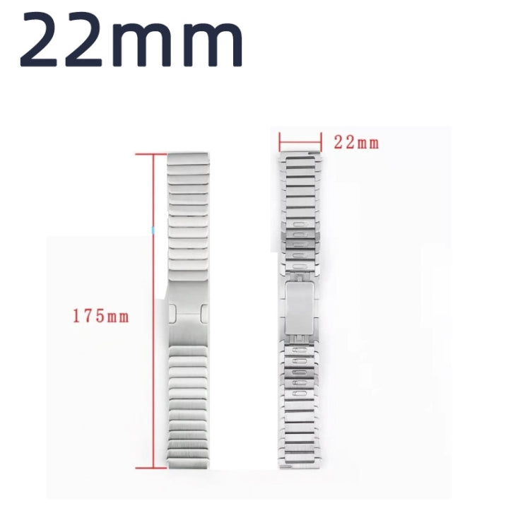 Cinturino di ricambio in metallo in acciaio inossidabile auto-demolizione da 22 mm, For Huawei Watch GT2 Pro