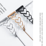 Cinturino di ricambio in metallo per bracciale universale Love da 20 mm, For Garmin Vivoactive 3