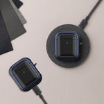 Auricolari wireless Custodia protettiva antiurto in TPU + PC con moschettone, For AirPods 1 / 2