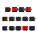 Auricolari wireless Custodia protettiva antiurto in TPU + PC con moschettone, For AirPods Pro