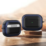 Auricolari wireless Custodia protettiva antiurto in TPU + PC con moschettone, For AirPods Pro