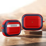 Auricolari wireless Custodia protettiva antiurto in TPU + PC con moschettone, For AirPods Pro