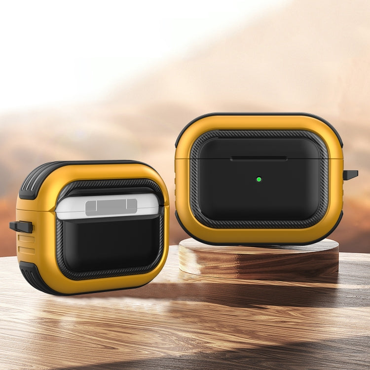 Auricolari wireless Custodia protettiva antiurto in TPU + PC con moschettone, For AirPods Pro