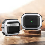 Auricolari wireless Custodia protettiva antiurto in TPU + PC con moschettone, For AirPods Pro