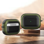 Auricolari wireless Custodia protettiva antiurto in TPU + PC con moschettone, For AirPods Pro