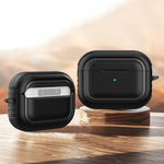 Auricolari wireless Custodia protettiva antiurto in TPU + PC con moschettone, For AirPods Pro