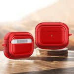 Auricolari wireless Custodia protettiva antiurto in TPU + PC con moschettone, For AirPods Pro