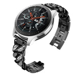 Cinturino di ricambio per catena in denim con diamanti a fila singola universale da 22 mm, For Garmin Vivoactive 4 / Venu 2