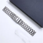 Cinturino di ricambio con fibbia piatta a tre piante in lega di titanio universale da 22 mm, For Xiaomi Haylou RS3 / Suunto 9 Peak