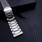 Cinturino di ricambio con fibbia piatta a tre piante in lega di titanio universale da 22 mm, For Xiaomi Haylou RS3 / Suunto 9 Peak