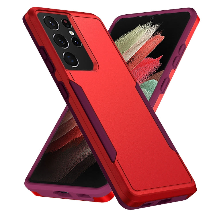 Pioneer Armor Heavy Duty PC + custodia antiurto in TPU, For Samsung Galay S21 5G, For Samsung Galay S21+ 5G, For Samsung Galay S21 Ultra 5G, For Samsung Galay S21 FE 5G