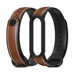 Cinturino MIJOBS TPU + cinturino di ricambio in pelle, For Xiaomi Mi Band 5 / 6