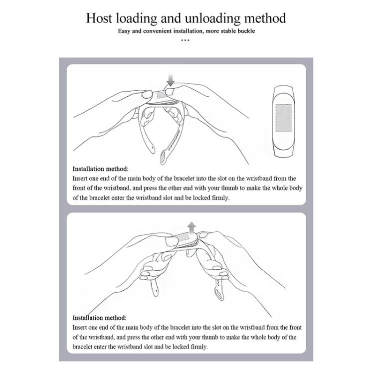 Cinturino MIJOBS TPU + cinturino di ricambio in pelle, For Xiaomi Mi Band 5 / 6