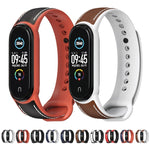 Cinturino MIJOBS TPU + cinturino di ricambio in pelle, For Xiaomi Mi Band 5 / 6