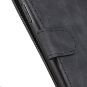 KHAZNEH Custodia in pelle a ribalta orizzontale con texture retrò con supporto, slot per carte e portafoglio, For Xiaomi Mi 11T / 11T Pro