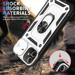 Cover scorrevole TPU e PC con supporto 360° per iPhone 12 Pro Max