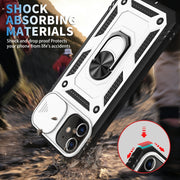 Cover per fotocamera scorrevole Custodia protettiva in TPU + PC con supporto girevole a 360 gradi e slot per schede, For iPhone 12 mini, For iPhone 12 / 12 Pro, For iPhone 12 Pro Max, For iPhone 11