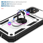 Cover scorrevole TPU e PC con supporto 360° per iPhone 12 Pro Max