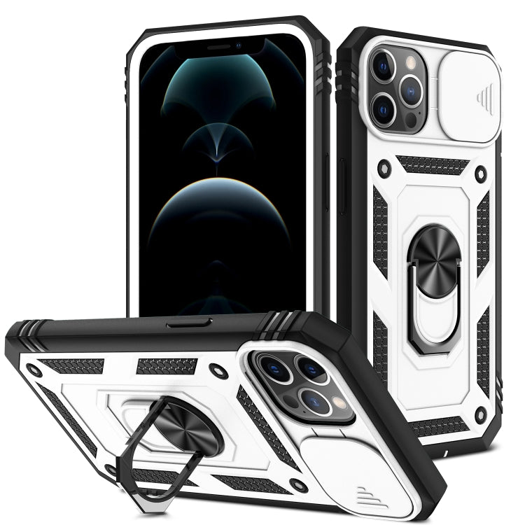 Cover scorrevole TPU e PC con supporto 360° per iPhone 12 Pro Max