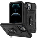 Cover scorrevole TPU e PC con supporto 360° per iPhone 12 Pro Max
