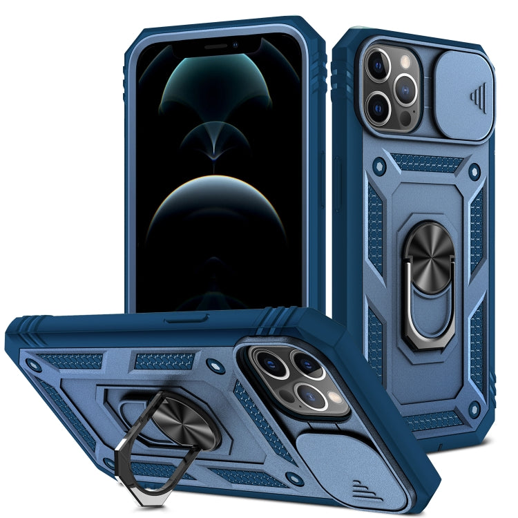 Cover scorrevole TPU e PC con supporto 360° per iPhone 12 Pro Max
