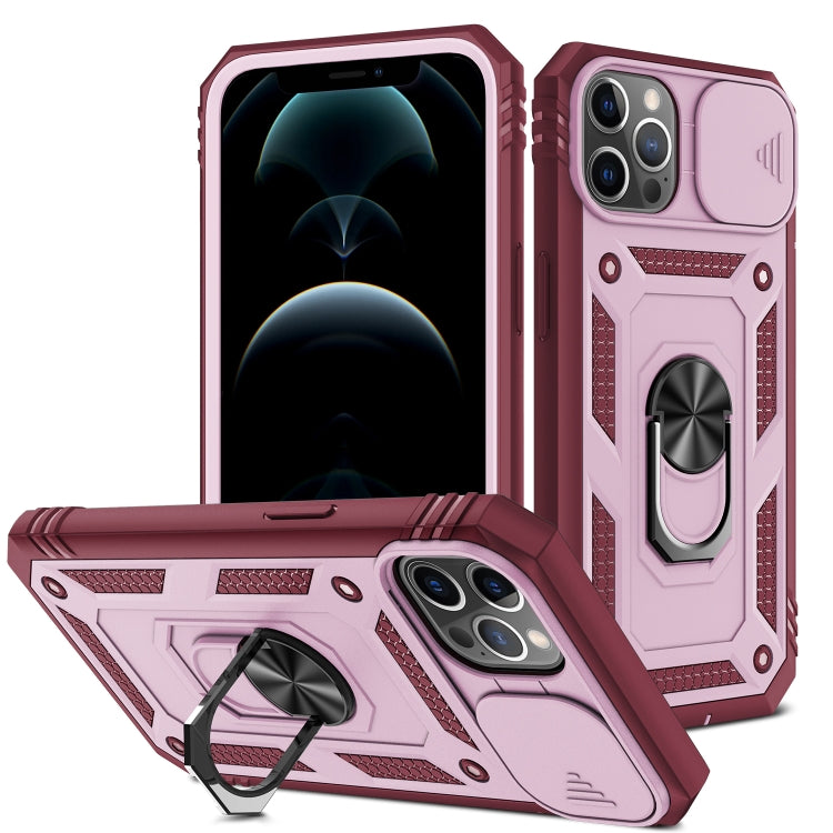 Cover scorrevole TPU e PC con supporto 360° per iPhone 12 Pro Max