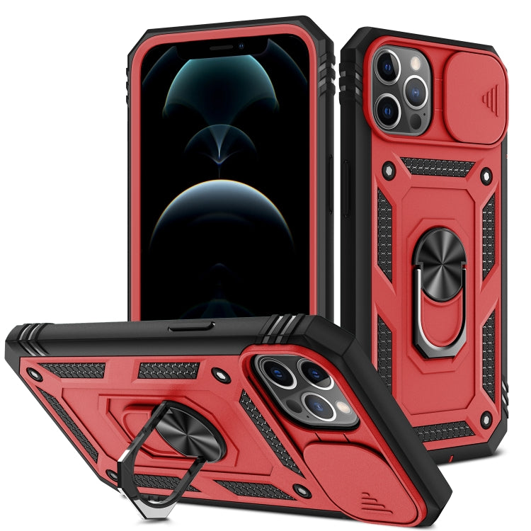 Cover scorrevole TPU e PC con supporto 360° per iPhone 12 Pro Max