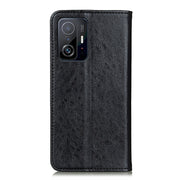 Custodia in pelle a vibrazione orizzontale con struttura magnetica Crazy Horse con supporto, slot per carte e portafoglio, For Xiaomi Mi 11T / 11T Pro