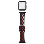 Cinturino di ricambio in silicone + custodia protettiva con set di protezioni per lo schermo per la serie Apple Watch, For Apple Watch Series 6 / 5 / 4 / Watch SE 40mm
