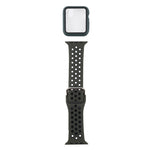 Cinturino di ricambio in silicone + custodia protettiva con set di protezioni per lo schermo per la serie Apple Watch, For Apple Watch Series 6 / 5 / 4 / Watch SE 40mm