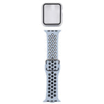 Cinturino di ricambio in silicone + custodia protettiva con set di protezioni per lo schermo per la serie Apple Watch, For Apple Watch Series 6 / 5 / 4 / Watch SE 40mm
