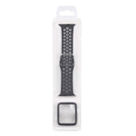 Cinturino di ricambio in silicone + custodia protettiva con set di protezioni per lo schermo per la serie Apple Watch, For Apple Watch Series 6 / 5 / 4 / Watch SE 44mm