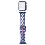 Cinturino di ricambio in silicone + custodia protettiva con set di protezioni per lo schermo per la serie Apple Watch, For Apple Watch Series 6 / 5 / 4 / Watch SE 44mm
