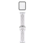 Cinturino di ricambio in silicone + custodia protettiva con set di protezioni per lo schermo per la serie Apple Watch, For Apple Watch Series 6 / 5 / 4 / Watch SE 44mm