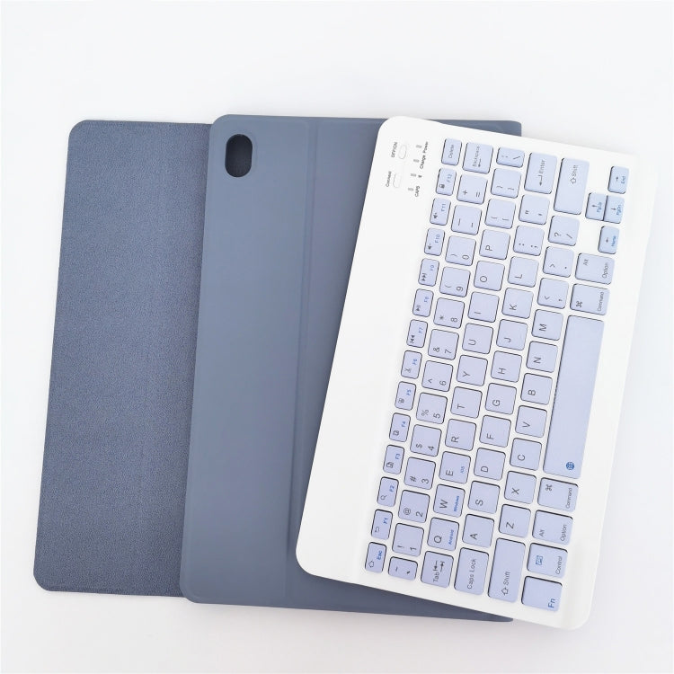 LX103 Custodia in pelle per tastiera Bluetooth con copritastiera quadrato staccabile in tinta unita con supporto, For Lenovo Smart Tab M10 HPD Plus TB-X606F 10.3 inch, For Lenovo Pad Tab P11 11 inch TB-J606F, For Lenovo Pad Tab P11 Pro 11.5 inch TB-J706F