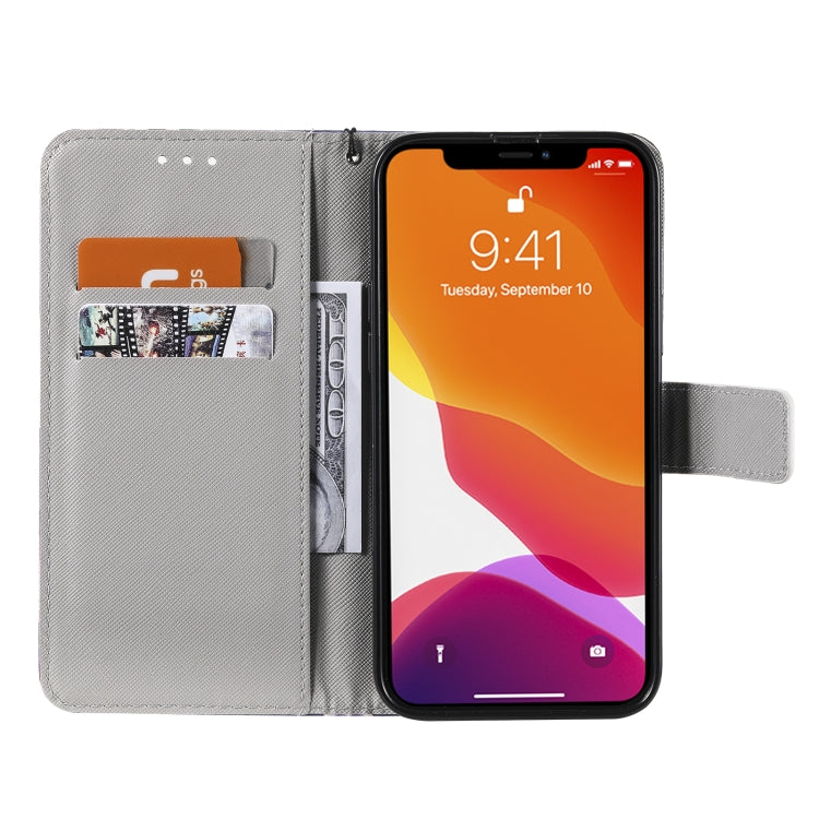 Custodia portafoglio in pelle flip con motivo 3D per iPhone 13