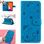 Custodia portafoglio in pelle con slot carte per iPhone 13