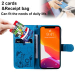 Custodia portafoglio in pelle con slot carte per iPhone 13