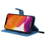 Custodia portafoglio in pelle con slot carte per iPhone 13